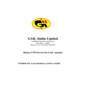 gail vpn|GAIL ( India) Limited .